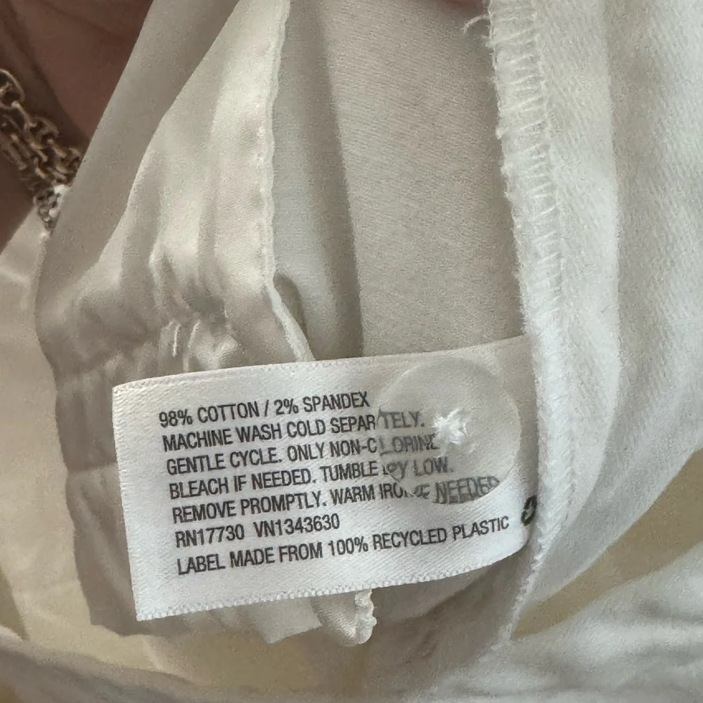 PROLOGUE White Cropped Ankle White Leg Pant - 14 - Picture 5 of 5